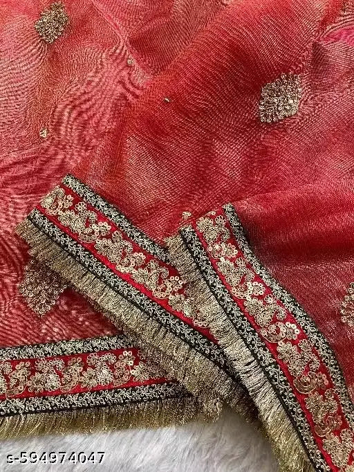 Gulnaar Banarasi Crush Ready-to-Wear Saree Set