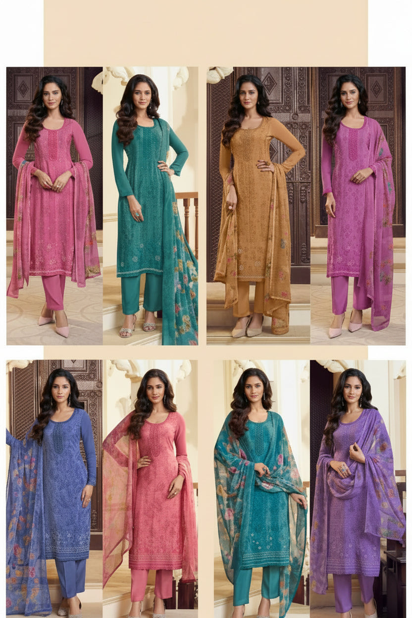 Vinay Silkina Royal Crepe Set | Elegant Casual & Office Wear Australia