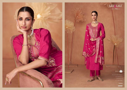 Lily Lali Shiny Silk Salwar Suit Set | Elegant Festive & Party Wear Australia