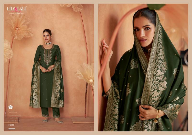 Lily Lali Shiny Silk Salwar Suit Set | Elegant Festive & Party Wear Australia