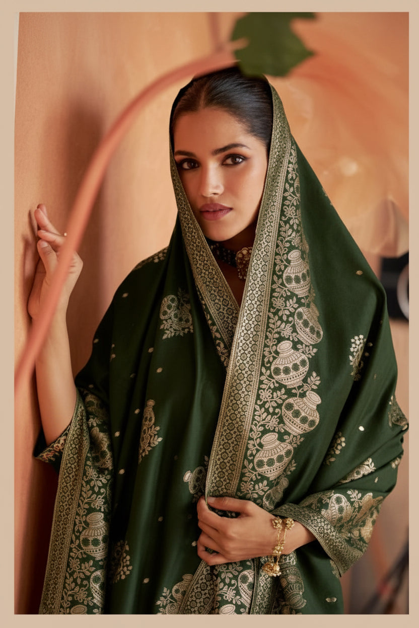 Shiny Silk Salwar Suit Set | Elegant Festive & Party Wear Australia