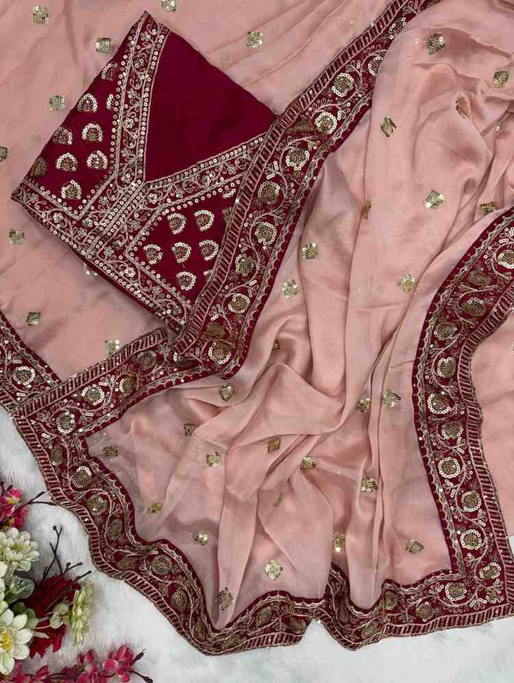 Noor Royale Rangoli Silk Designer Saree Set