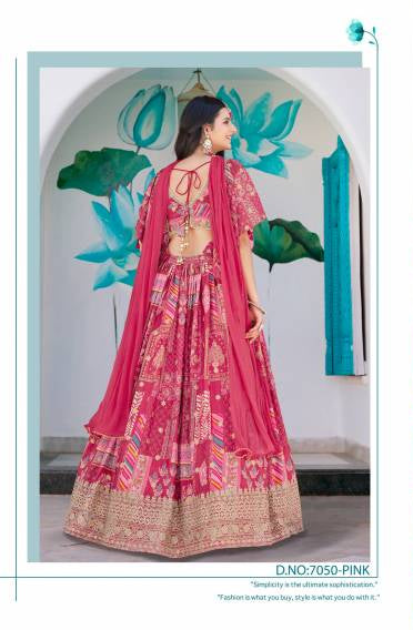 Queen Chinnon Silk Lehenga Choli Australia | Luxury Wedding Wear