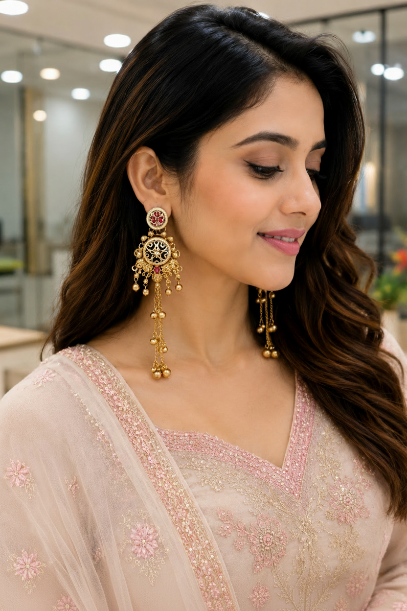 Timeless Kashmiri Heirloom Earrings