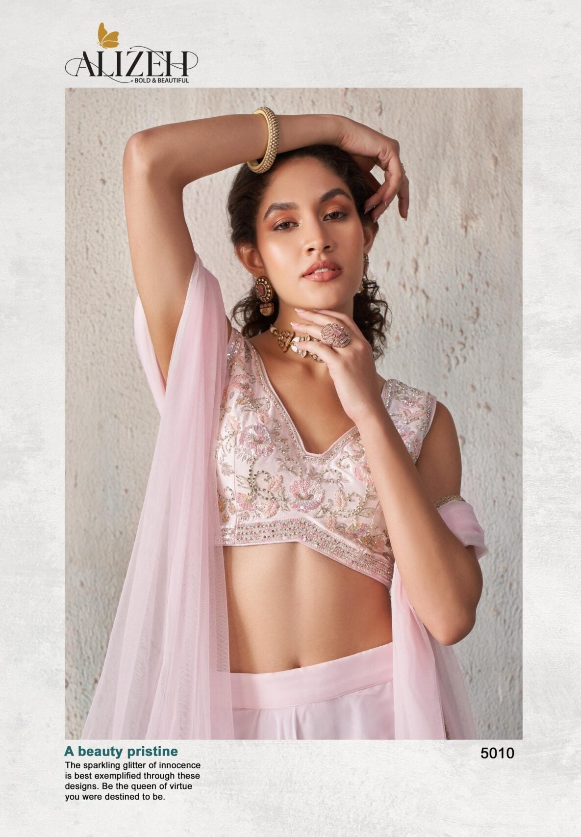 Celestial Elegance Georgette Chinon Indo Western Set Australia