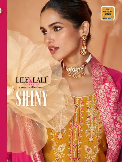 Lily Lali Shiny Silk Salwar Suit Set | Elegant Festive & Party Wear Australia
