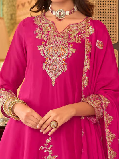 Maya Rani Luxe Embroidered Palazzo Set
