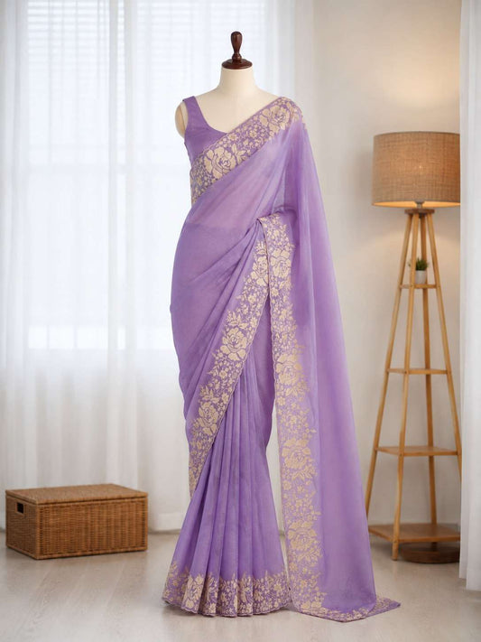 Krisha Candy Crush Thread Work Saree