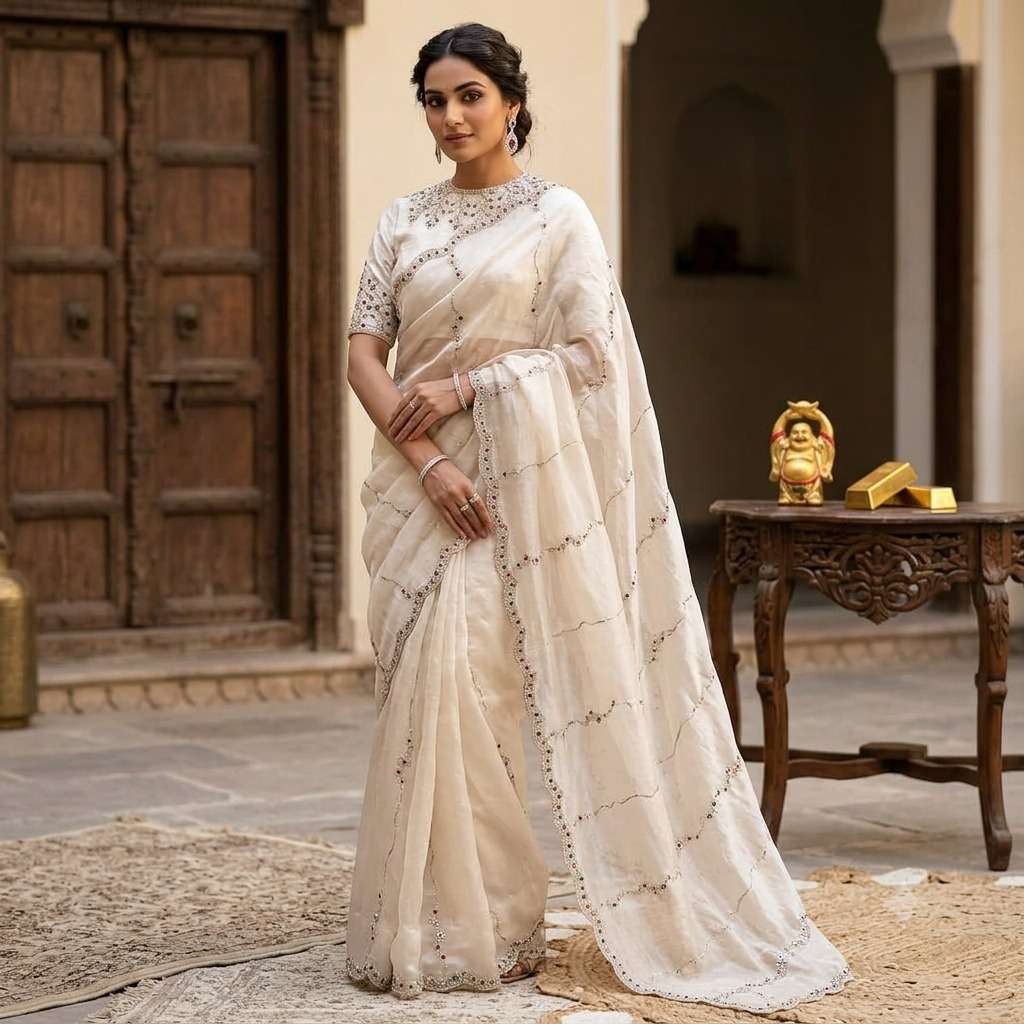 Moonlight Silk Saree