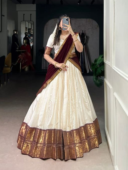 Ivory Zari Royale Lehenga Set Australia | Wedding & Festive Wear