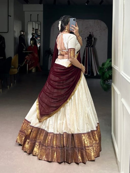 Ivory Zari Royale Lehenga Set Australia | Wedding & Festive Wear