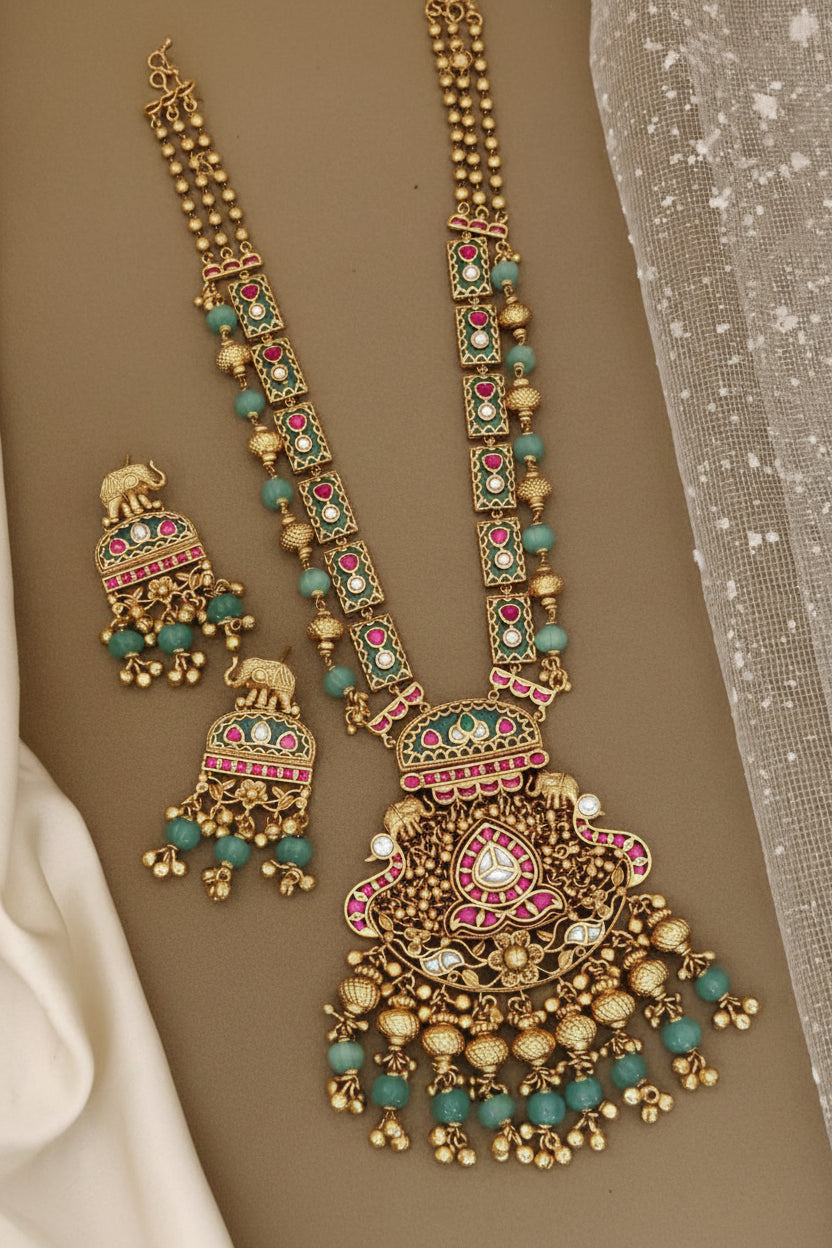 Rajsi Heirloom Long Necklace Set