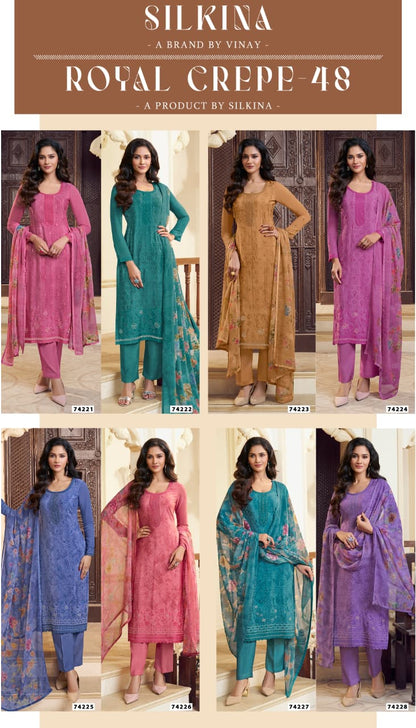 Vinay Silkina Royal Crepe Set | Elegant Casual & Office Wear Australia