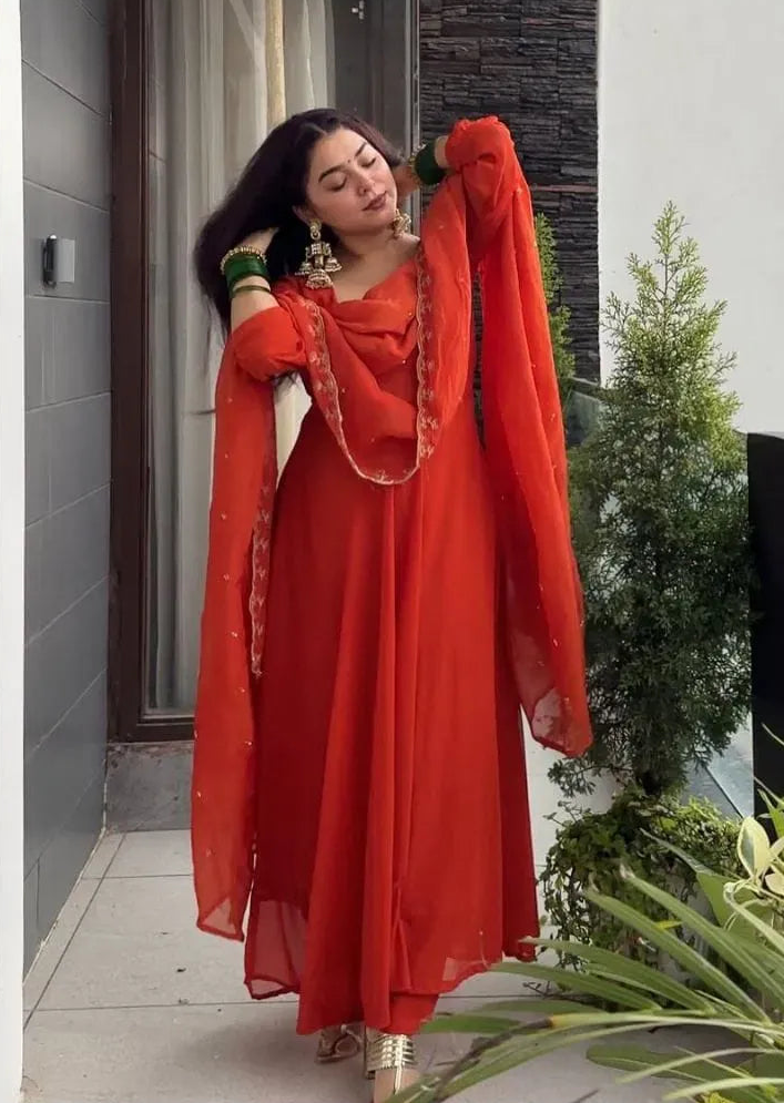 Designer Fox Georgette Occasion Set Australia | Premium Festive Wear
